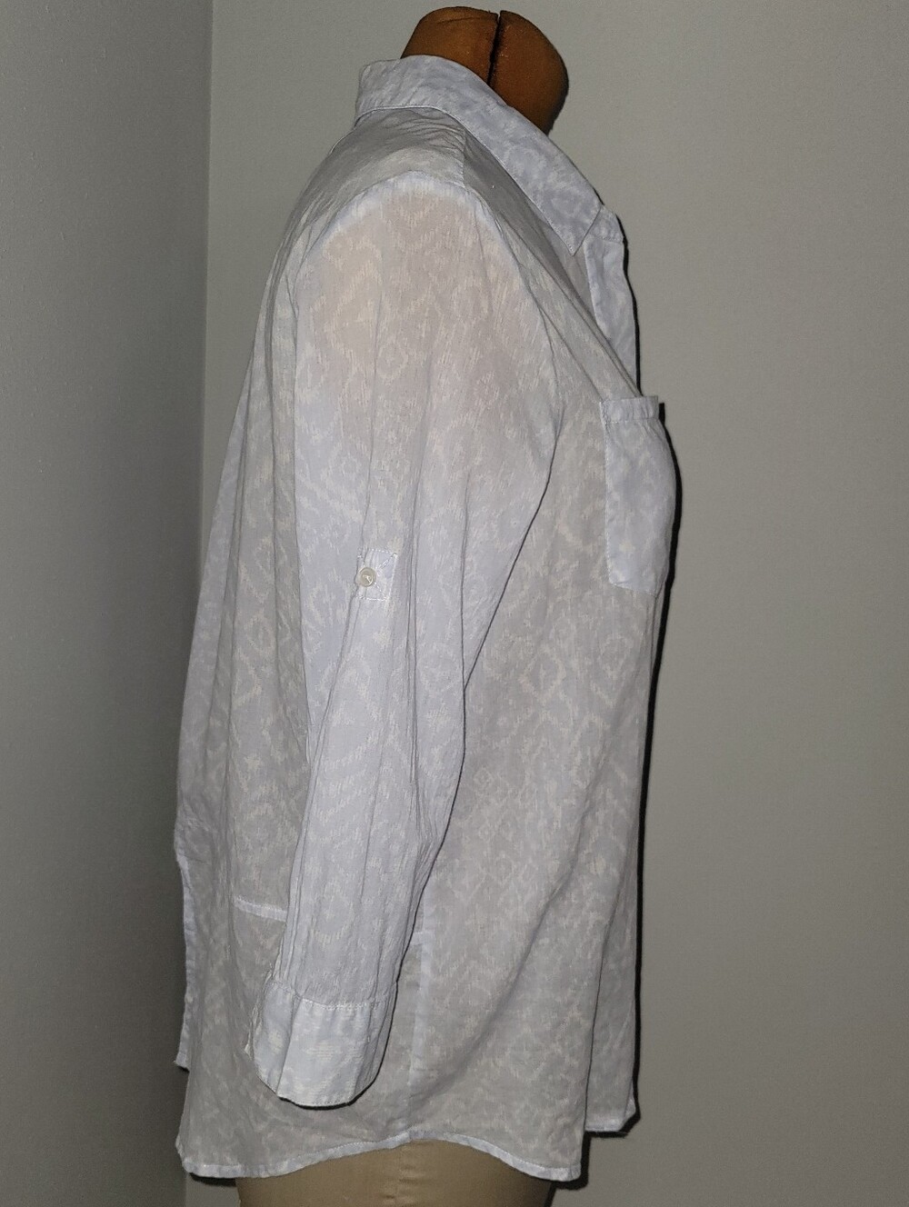 Khakis & Co. Button-Up With Subtle Ikat Pattern - Picture 2 of 10